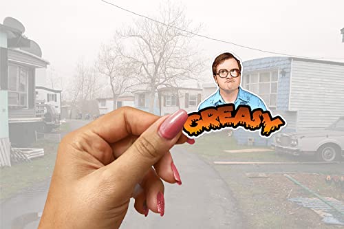 Image of LEAD & LEATHER Trailer Park Boys Bubbles Sticker Pack (2 Pack) - Official Merchandise - Black Vinyl Stickers for Men - Adults - Cartoon Style - Waterproof - Cars, Windows, Phones, Laptops