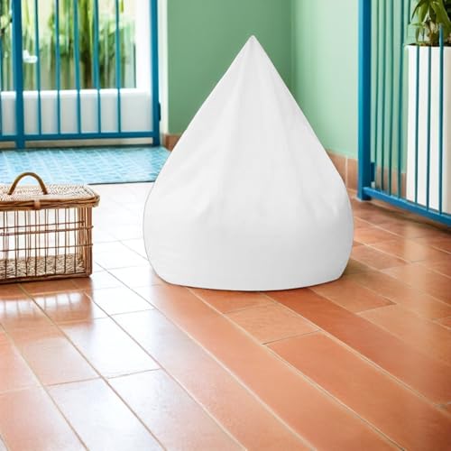 Funda para sofá perezoso interior resistente al desvanecimiento en malla blanca 6