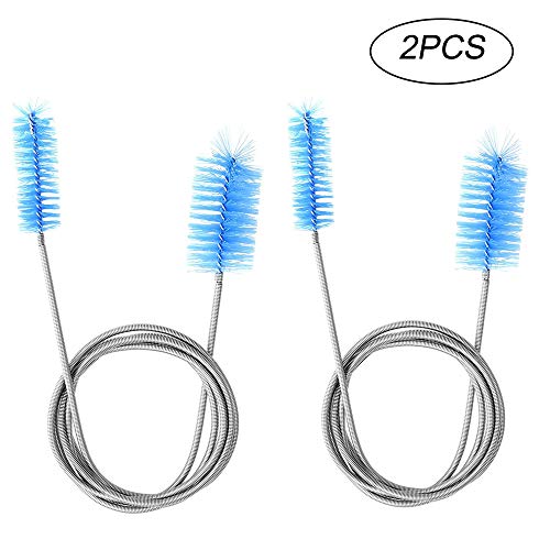 gotyou 2 Stücke Aquarium Reinigungsbürste Flexible Schlauch Rohrbürste,Double Ended Filter Rohrbürste Reiniger Pumpe Schlauchbürste,Aquarium Rohr Bürsten Filter Pumpe Rohr Bürste Reiniger