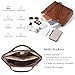 befen Soft Genuine Leather Tote Bag for Women, Ladies Work Purses Totes Bags Shoulder Handbag Purse with Compartments Cognac Brown
