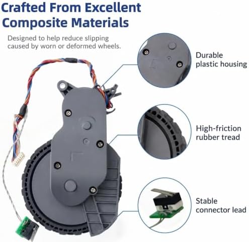 Robot Vacuum Replacement Wheel Kit – Left & Right Set for Q5 Q7 S7 Revo — 사진 4