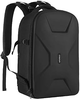 MOSISO Camera Backpack, DSLR/SLR/Mirrorless Photography Camera Bag Waterproof Hardshell Protective Case with Tripod