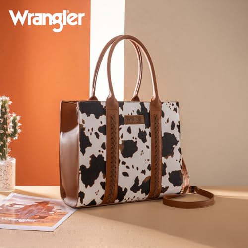 Image of Montana West x Wrangler Tote Bags Purses for Women Work Top-Handle Handbags with Strap
