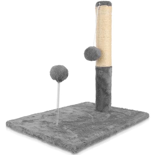 Rascador para Gatos INOOMP Grande con Sisal Integrado Gris miniatura 1