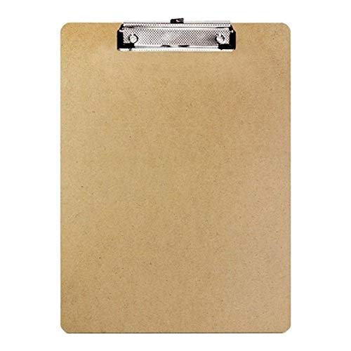 BAZIC Standard Size Hardboard Clipboard w/ Low Profile Clip for School, Office, or Classroom Supplies (Case of 24) (1805-24)