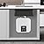 1500W Electric Mini Tank Water Heater with LED Display, 2.11 Gallons Instant Sink Hot Water Heater Under Sink Small Hot Water for Kitchen Home RV, Shelf, Wall or Floor Mounted