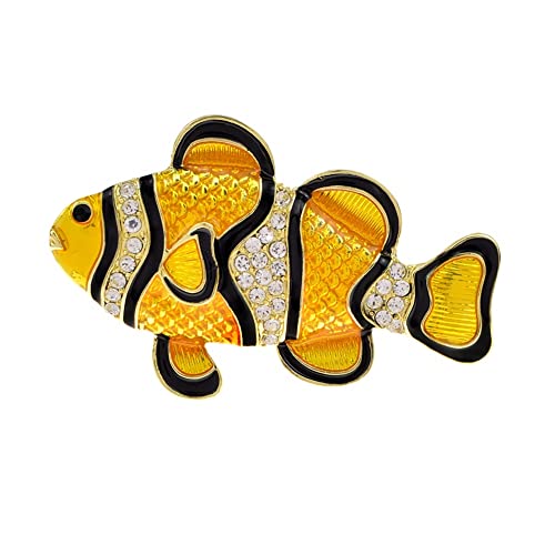 Broches en émail avec strass de qualité pour bijoux de fête