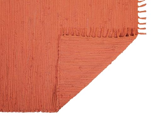 Tapete 2x3 ft multicolor de algodón tejido a mano miniatura 3