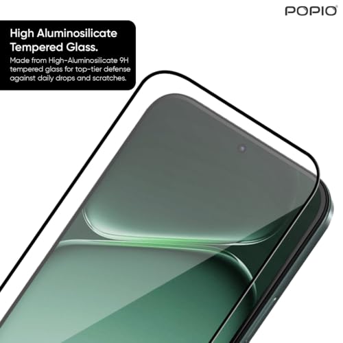 Image of POPIO Military-Grade Gorilla Tempered Glass for OnePlus N6 / N6x | 9H Hardness, Edge-to-Edge, Bubble-Free