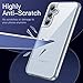 JETech Case for Samsung Galaxy A55 5G, Non-Yellowing Shockproof Bumper Protective Phone Cover, Anti-Scratch Hard PC Back (Clear)