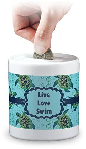 RNK Shops Personalized Sea Turtles Coin Bank