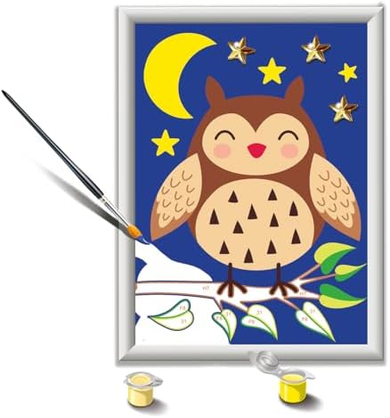 Ravensburger CreArt Peaceful Kitten Paint by Numbers Kit for Kids - 20266 - Painting Arts and Crafts for Ages 7 and Up image 5