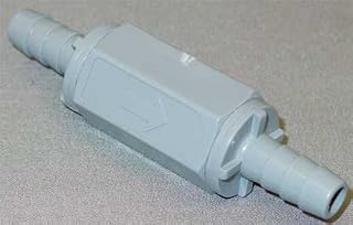 PVC CHK 426-6B6B-F Ball Cone Spring Check Valve, 3/8 In., Gray