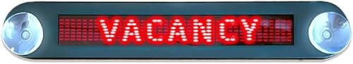 LoiYtrd LED Scrolling Programmable Flexible Matrix Display Panel With Remote Control For Automotive, Graffiti LED Scrolling Signs(White)