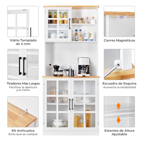 Mueble de cocina para solucionar la falta de espacio alacena estrecha profunda con cajones 5