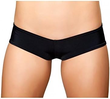 Roma Costume Sexy Spandex Low Rise Shorts, Sexy Booty Shorts