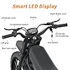 GT73 Pro/ GT73 Electric Dirt Bike for Adults - 3000W/2500W Motor 50/37 MPH High-Speed, 25" Fat Tires & Dual Removable Battery (60V-26AH*2)| All-Terrain Off-Road eBike for Snow, Sand #4