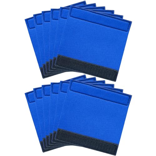 Fundas de resorte para cubierta de alberca, 12 unidades, neopreno, cubierta protectora reutilizable, protector, accesorio de alberca de invierno para piscinas que garantiza un uso duradero en piscinas