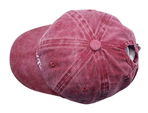 Gorra de béisbol Mom Life Ponytail para mujer rojo talla única miniatura 4