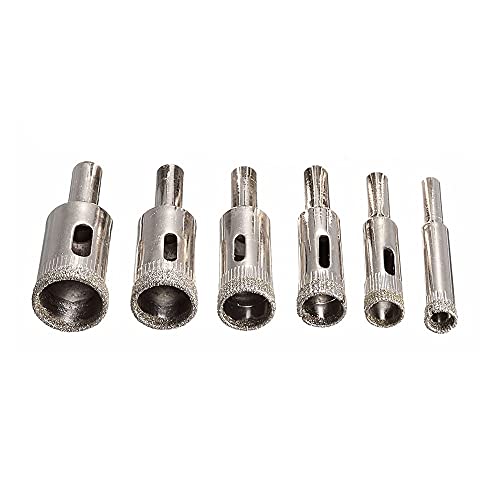 Juego de 10 brocas para vidrio y metal 3-50 mm miniatura 3