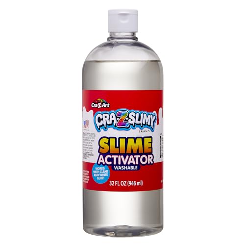 CRA-Z-Slimy Slime Activator Solution, 32oz Bottle, Ideal for DIY Slime Making, 1QT Can Make Many Batches of Slime