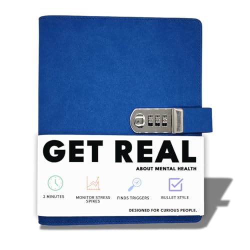 Discovery Journal Diario de autoayuda para aliviar la ansiedad, productividad personal y motivación, diario y planificador de procesamiento del estrés para hombres y mujeres, recargable, gasta menos,