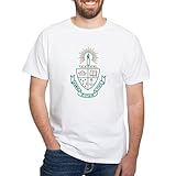 CafePress Alpha Sigma Tau Crest Color CMYK EPS T Shirt Men's Traditional Fit White Casual Tshirt