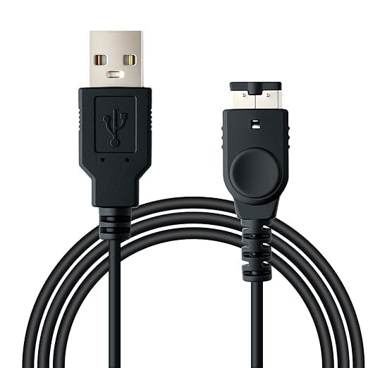 Cable de carga USB para Nintendo DS Fat y Game Boy Advance SP (GBA SP) 1,2 m – [No para DS Lite/DSi/3DS] Cable de alimentación de repuesto para NTR-001 / AGS-001