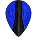 Harrows Retina X | Premium Extra Strong 100 Micron Dart Flights in Pear Shape, 5 Sets of 3 Flights, 15 Flights In Total, Blue