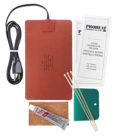 Proheat Heavy Duty Fluid Reservoir Heater Model 2648-220 (1000 Watts, 4.1 Amp, 220 Volts) Ideal for Oil Pans from 6 to 12 Gallons of Lube (25 to 45 litres) and from 50 to 100 Gallons of Hydraulic Oil