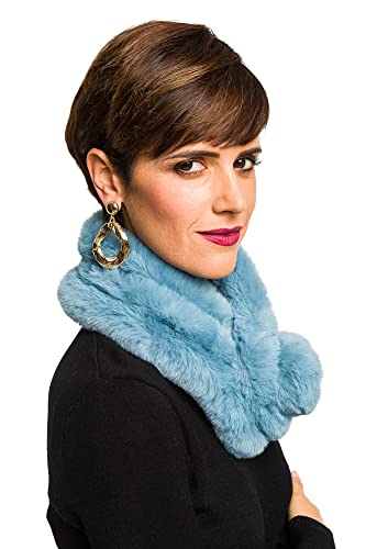 Fur Collar Scarf for Women Faux Fur Scarves Neck Shrug for Spring Fall Winter Coat Dress2