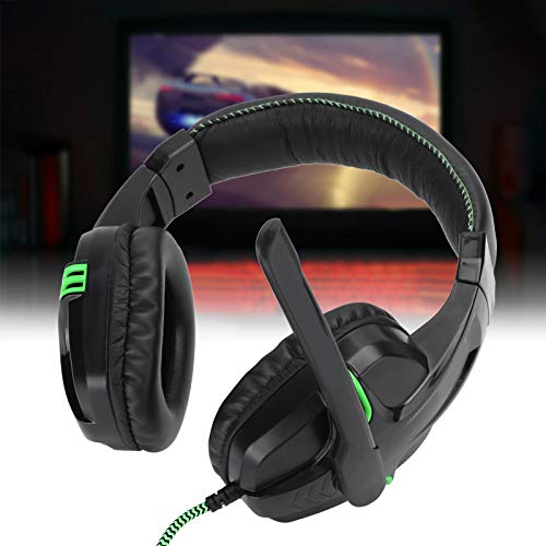 Fone de ouvido para jogos com cancelamento de ruído, fones de ouvido telescópicos, flexível para mús