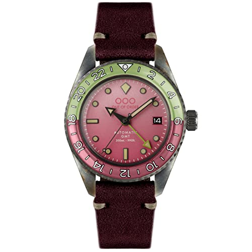 Montre Homme GMT Automatique Out of Order l'art de l'acier vieilli