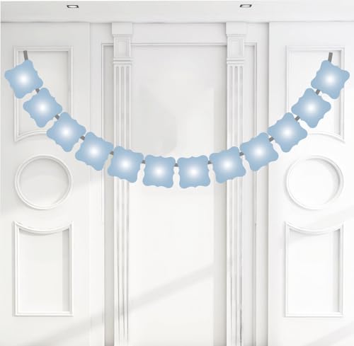 Image of 12 Pack Photo Garland Banner,Bridal Shower Decorations (4x4)