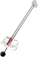 Precision 1/4" Drive Beam Torque Wrench 0-80 in-lbs / 0-9 Nm - SAE & Metric for Bikes, Cars, Motorcycles