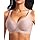 Ganado Sujetador sin Aros Encaje Sujetadores Mujer sin Costuras Push Up Relleno Bralette Comodos, Rosa, 3XL