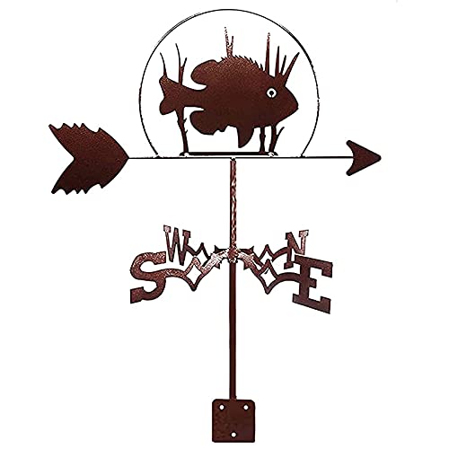 Girouette poisson rétro idée cadeau idéal pour passionné de pêche