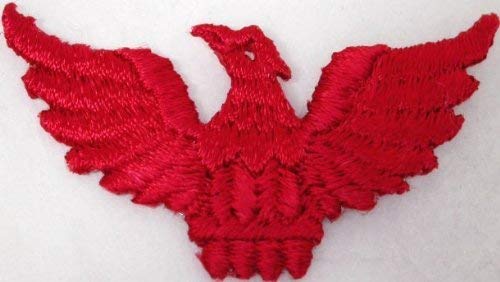Iron on patch Red Spread Wing Eagle Phoenix