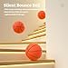 cdar Silent Basketball, 2024 Latest Foam Basketball Dribbling Indoor Training Ball Silent Bouncing Basketball Training Low Noise Sound Quiet Ball Sports Equipment Gift for Youth Kids Green