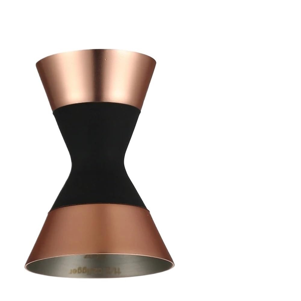 HTLPAVBWF Stainless Steel Double Jigger,Cocktail Bar Jigger Bar Tool,for Home Bar Mixology(Copper Plated)
