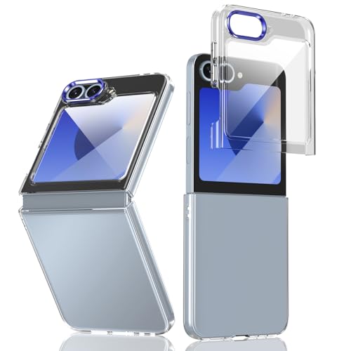 Coque Galaxy Z Flip6 anti-rayures pour résoudre les fissures d'écran bleu