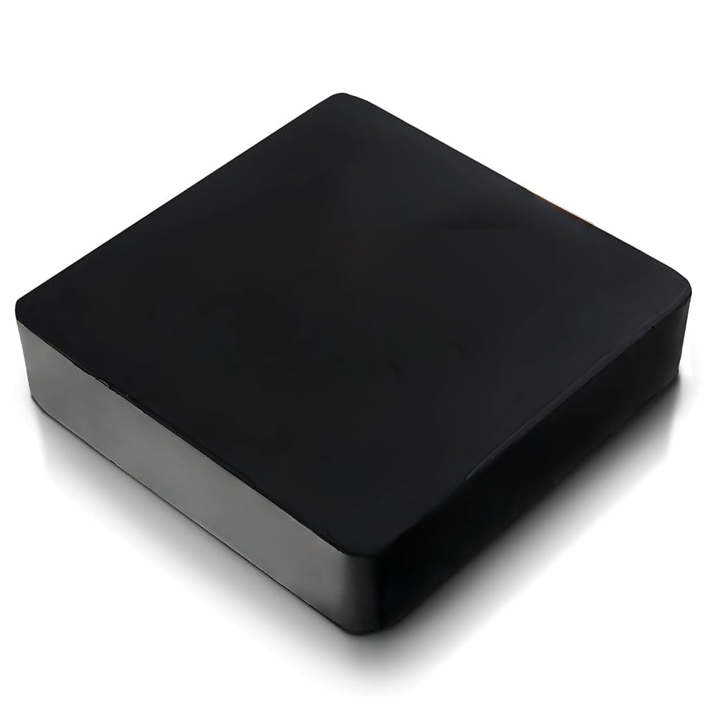 Losueeun Rubber Bench Block For Jewellery Making - Solid Rubber Block Jewellers Bench Block For Hammering, Shaping And