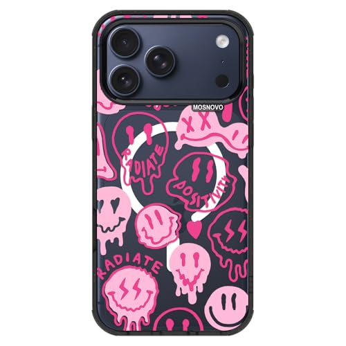 Coque iPhone 17 Pro Max MagSafe transparente noire antichoc bouton caméra