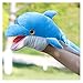 Fangzwl Marionnettes à Main Marionnette de la Peluche de Dauphin pour Enfants Maternelle Maternelle Parent-Enfant interactif Jeu Accessoires bébé Enfant éducatif Toys Cadeaux