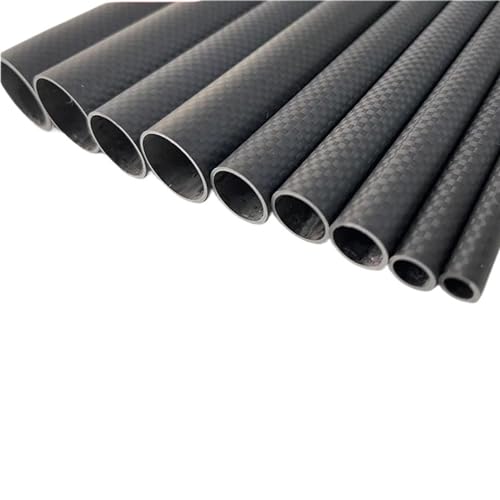 3k Carbon Fiber Tube, Plain Matte, Length:500mm, Wall Thickness: 3mm,Calibre: 12mm-48mm RC Airplane Models Accessories Carbon fiber square tube(21x15x500mm 2pcs)