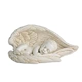 ShineOnAngel Sleeping Baby Statue with Angel Wings, Guardian Angel Wings Catholic Gift for Baby Baptism or Showers