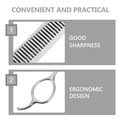 Ciseaux de coiffure gaucher Solustre en acier inox pour coupe précise