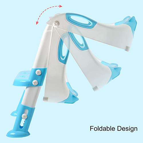Potty Training Seat Step Stool Ladder Toddlers,Potty Training Toilet Seat Kids,Toilet Training Potty Chair for Boys Girls (Sky Blue)