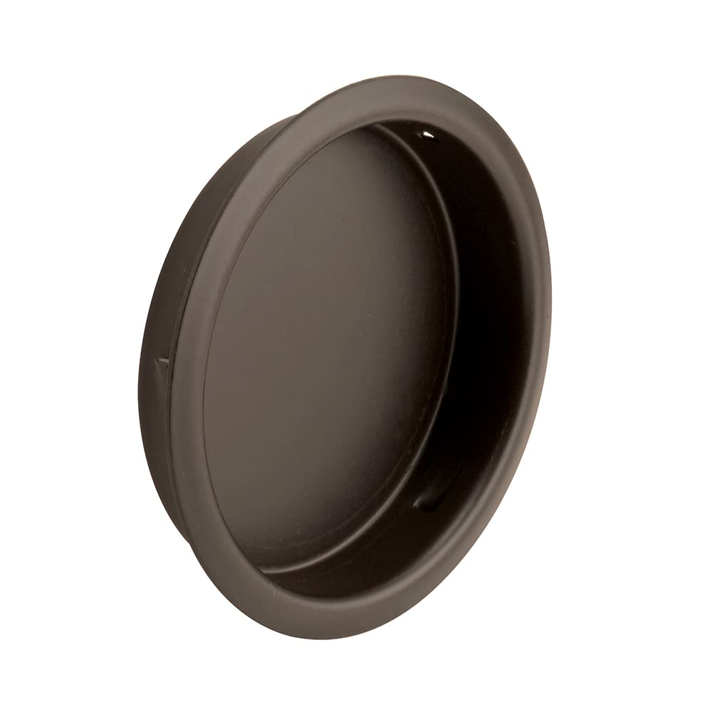 Prime-Line N 7321 1-3/4 in. Classic Bronze Closet Door Finger Pull, Brown