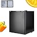 ZENGQIANG Kompaktowy zamrażarka wyprostowa, 30-litrowa tabela topowa Lodówka 1 Półka, 7-poziomowy poziom temperatury, Lodówka Niski Energy Pojedyncze drzwi do domu/Kuchnia/Biuro, Czarny